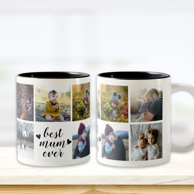 Best Mum Ever Custom Foto Tasse (Von Creator hochgeladen)