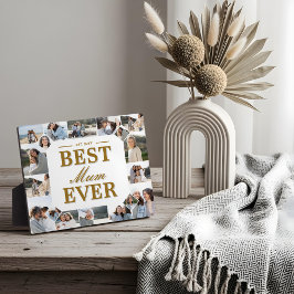 Best Mum Ever Father's Day Photo Frame Collage Fotoplatte