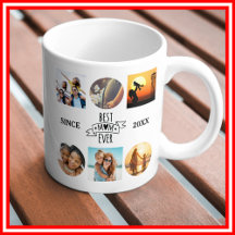 Best Mum Ever Foto Collage Elegantes Script Herz