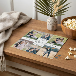 Best Mum Ever Mum Script Herzfoto Collage Puzzle