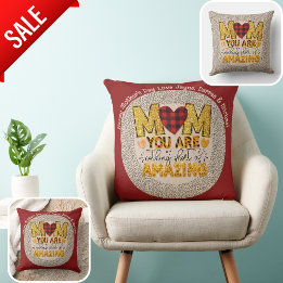 BEST Mutter's Day Geschenk Eva! Personalisierte Ma Kissen
