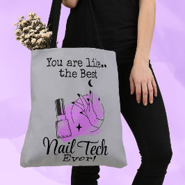 Best Nail Tech Manicurist Crossbody Tote Bag