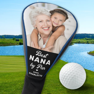 BEST NANA BY PAR Custom Foto Moderner Golfer Golf Headcover