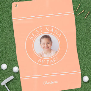 Best Nana by Par Elegantes Golfer Foto Golfhandtuch