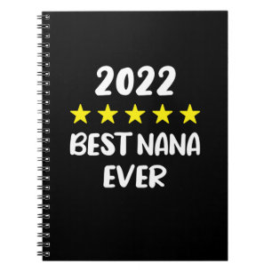 Best Nana Ever Mothers Day 2022 5 Star Rating Notizblock