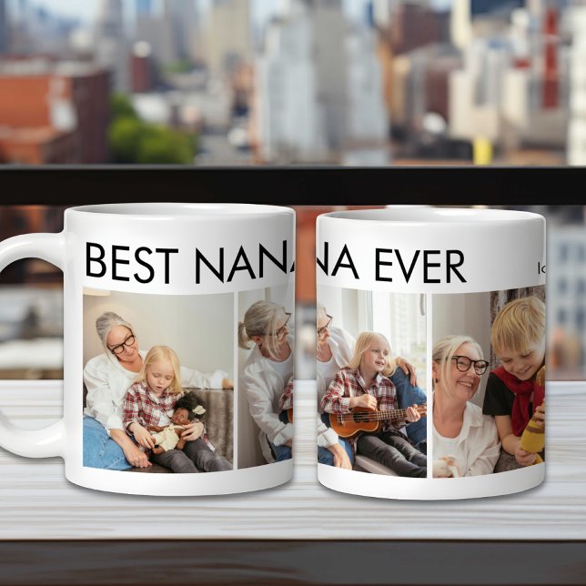 Best Nana jemals Custom Personalisiert Family Foto Kaffeetasse (Von Creator hochgeladen)