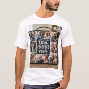 Best Nana jemals Personalisiert Foto Collage T - S T-Shirt