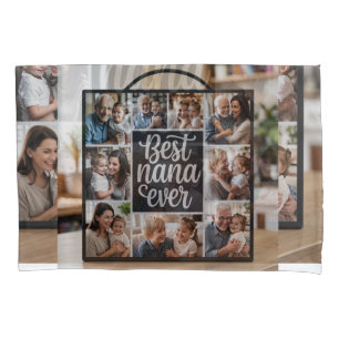 Best Nana jemals Personalisiertes Foto Pillowcase Kissenbezug