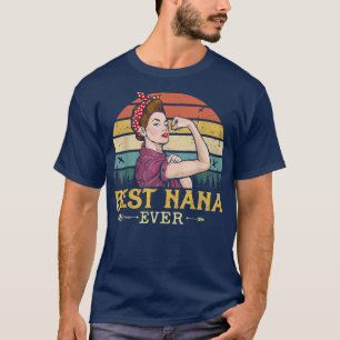 Best Nana jemals Women Vintage Dekoration Oma T-Shirt