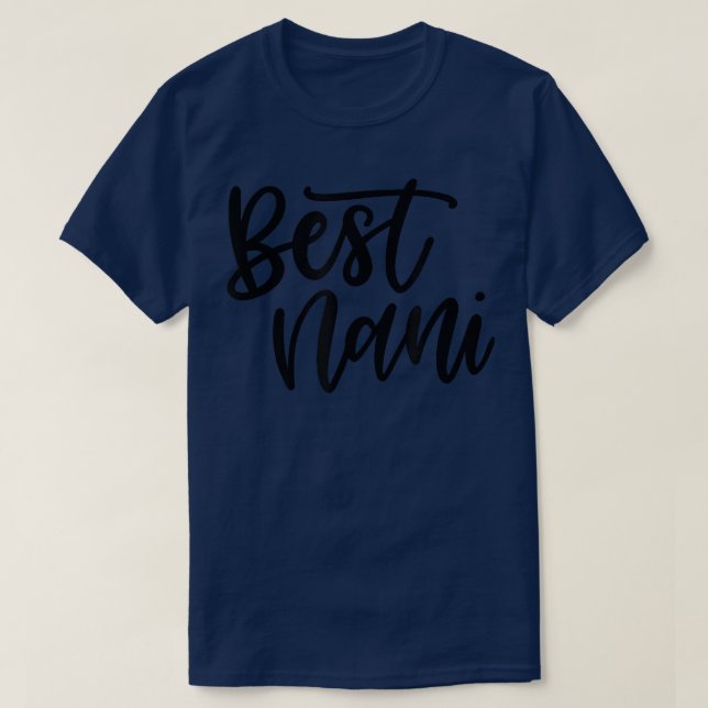 Best Nani - Nani Großmutter T - Shirt (Design vorne)