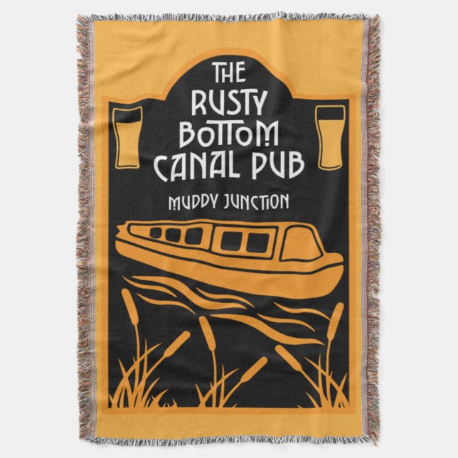 Best Narrowboat Pubs Decke (Vorderseite Vertikal)