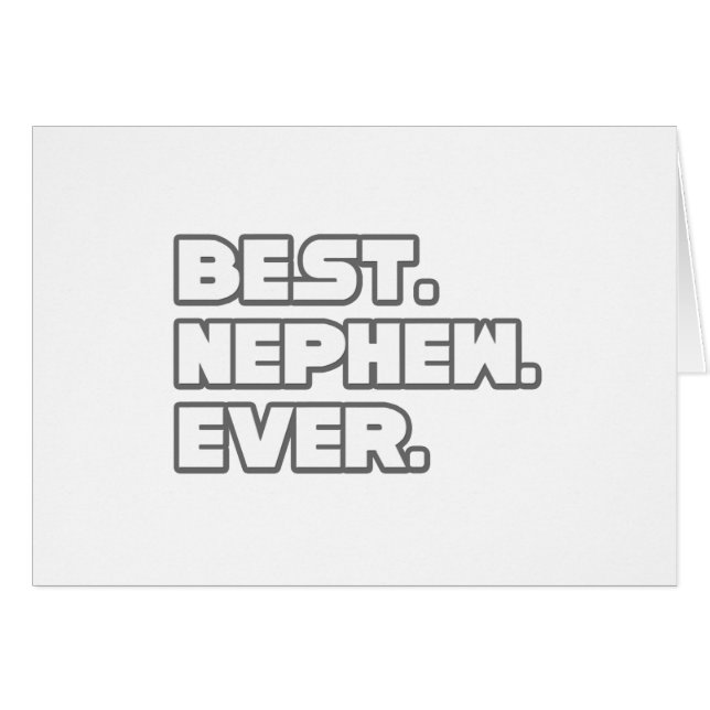 Best Nephew je (Vorderseite (Horizontal))