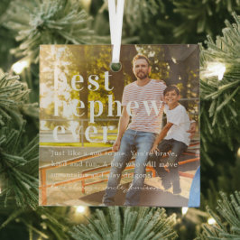 Best Nephew je | Angebot und Foto Ornament Aus Glas