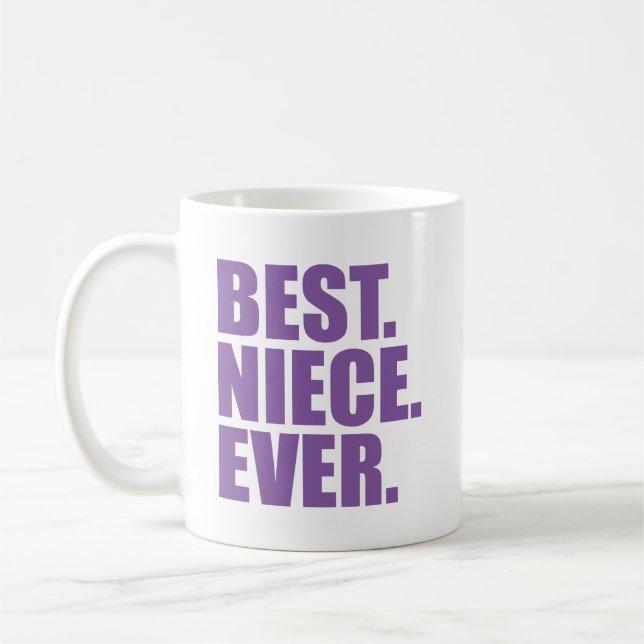 Best. Nichte. Immer.(Violette) Tasse (Links)
