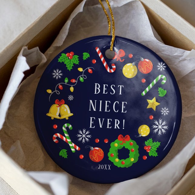 Best Niece Ever Christmas Ornament (Von Creator hochgeladen)