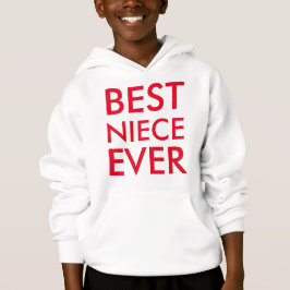 Best Niece Ever Modernes Elegantes Minimalistisch Hoodie