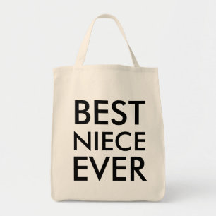 Best Niece Ever Modernes Elegantes Minimalistisch Tragetasche