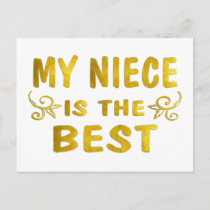 Best Niece Postkarte
