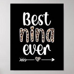 Best Nina Ever Nina Großmutter Herzlichkeit Nina Poster