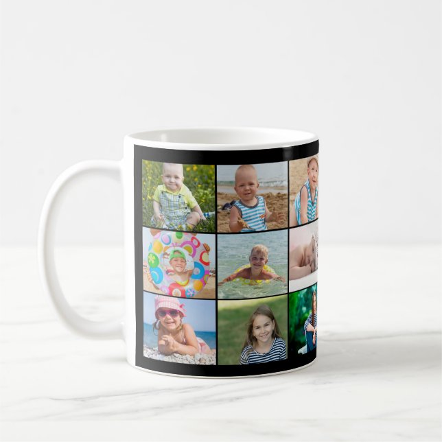 Best Nonna Grandmutter 9 Foto Kaffeetasse (Links)