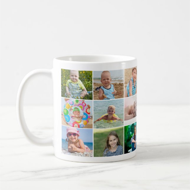 Best Nonna Grandmutter 9 Foto Kaffeetasse (Links)