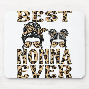 Best Nonna je Leopard Karierter Muttertagsjung T - Mousepad
