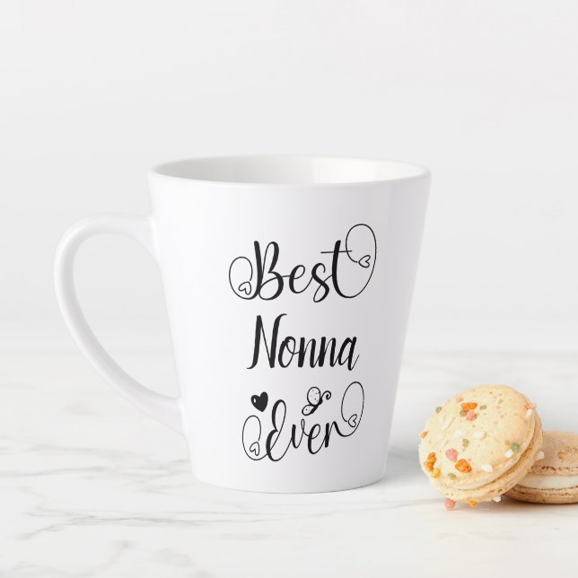 Best Nonna je Typografie Niedliche Curry Script Milchtasse (Beispiel)