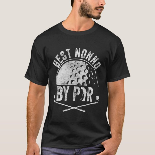 Best Nonno by Par Golf Golf Golfer T-Shirt (Vorderseite)