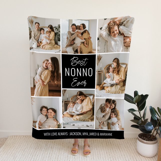 Best NONNO jemals Custom Fleece Blanket (Von Creator hochgeladen)