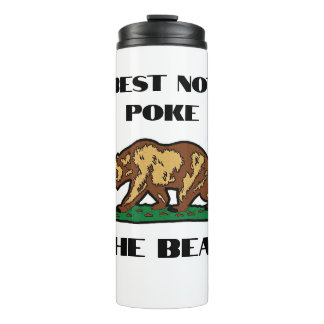 Best Not Pop the Bear - California Water Flasche