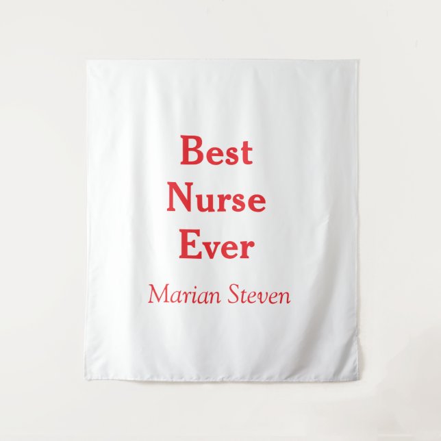 Best nurse ever medical professional paramedical d wandteppich (Vorderseite)