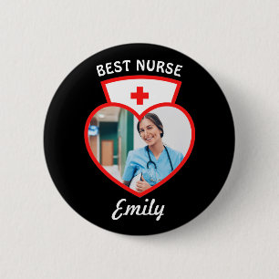 Best Nurse Niedliche Geburtstag Geschenk Ihren Fot Button