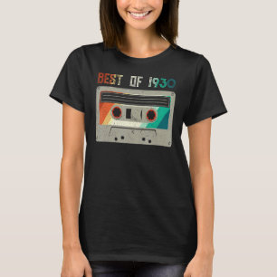 Best of 1930 Cooler Geburtstag Vintag Retro Music  T-Shirt