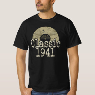 Best of 1941 Classic Vinyl, Geboren 1941 Geburtsta T-Shirt