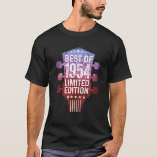 Best of 1954 Guitar Vater 69. Geburtstagsdekoratio T-Shirt