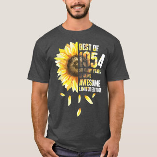 Best of 1954 Sonnenblumenjahr Geburtstag  T-Shirt