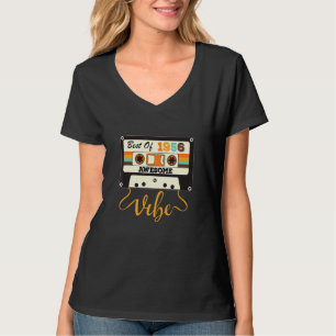 Best of 1956 66 Year Old Bday Cassette Tape 66. T-Shirt