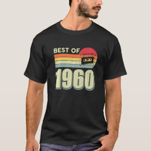 Best of 1960 Vintag Retro-Kassettenband 62. Birt T-Shirt
