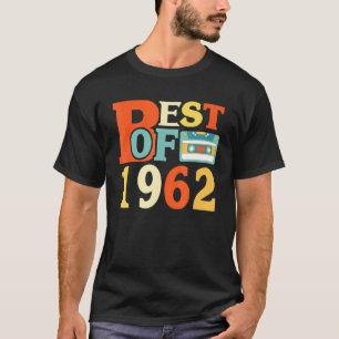 Best Of 1962 59. Geburtstag Kassette Vintage T-Shirt