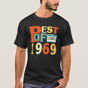 Best Of 1969 52. Geburtstag Kassette Vintage T-Shirt