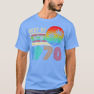 Best Of 1970 52. Geburtstag Vintage Kassette Limit T-Shirt