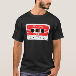 Best of 1971 50th Birthday Gift Men - Mixtape T-Shirt