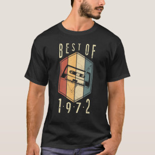 Best of 1972 50-jähriges Kassettenband 50. Geburts T-Shirt