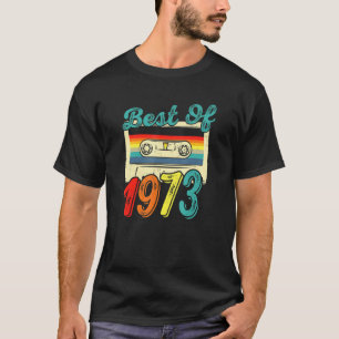 Best of 1973 49. Geburtstag Vintages Kassettenband T-Shirt