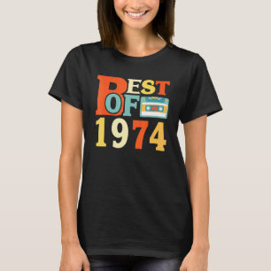 Best of 1974 47. Geburtstagskassettenband Vintag T-Shirt