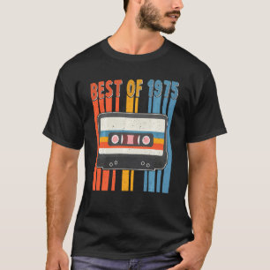 Best Of 1975 45. Geburtstagsgeschenke Kassette Ban T-Shirt