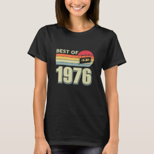 Best of 1976 Vintag Retro-Kassettenband 46. Geburt T-Shirt