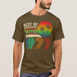 Best Of 1977 45. Geburtstag Vintage-Kassette Limit T-Shirt