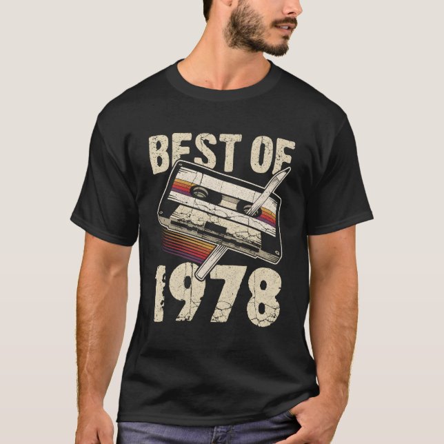 Best of 1978 Audio Cassette 46th 46 T-Shirt (Vorderseite)