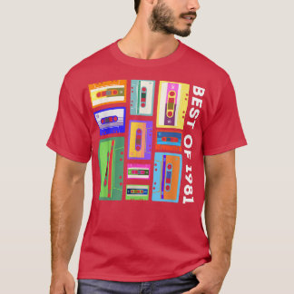 Best of 1981 Cassette Tape Shirt 80er 90s Retro Mi